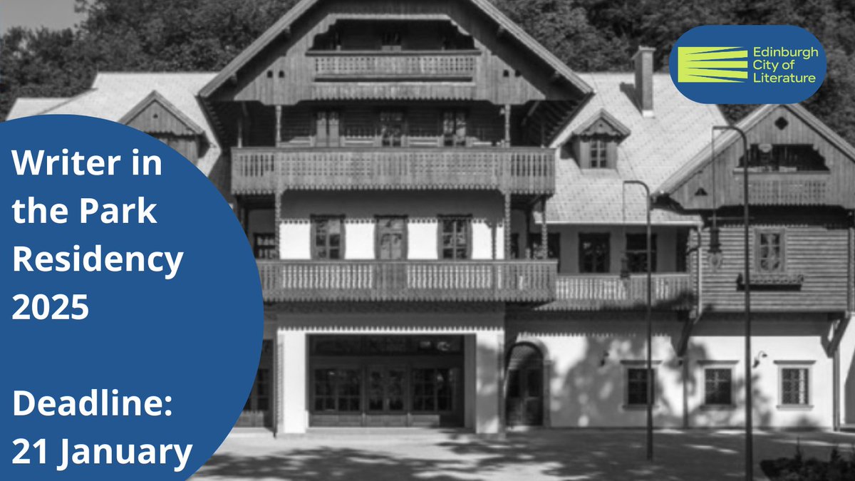 ✍️Edinburgh Writers, would your work benefit from a month in Slovenia?

You're in luck but be sure to get your application in by 21 Jan 2025.

cityofliterature.com/writer-in-the-…