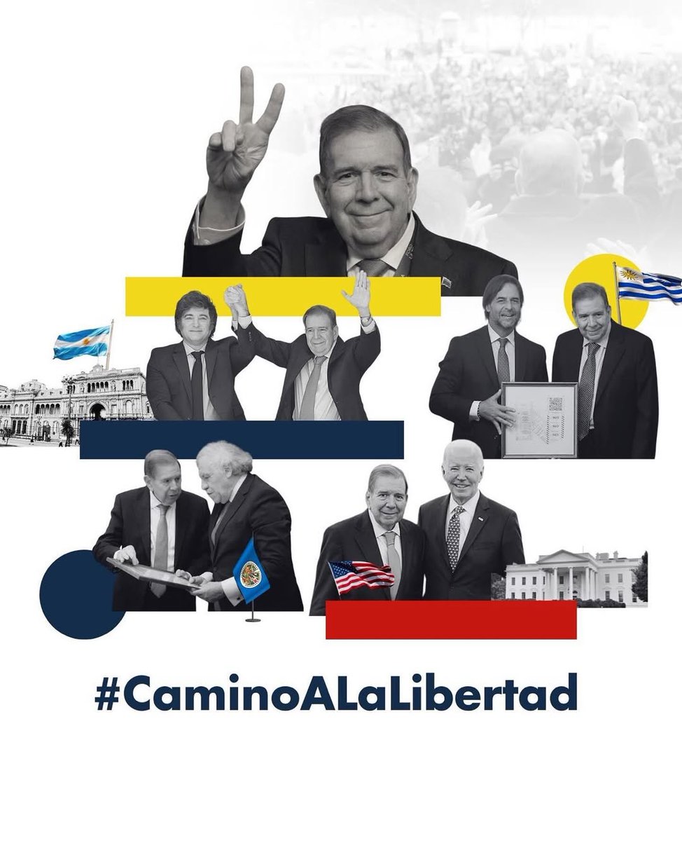 La gira internacional por la libertad de nuestro país, encabezada por nuestro presidente electo, <a href="/EdmundoGU/">Edmundo González</a>, continúa avanzando de manera exitosa. 🇻🇪 

#CaminoALaLibertad