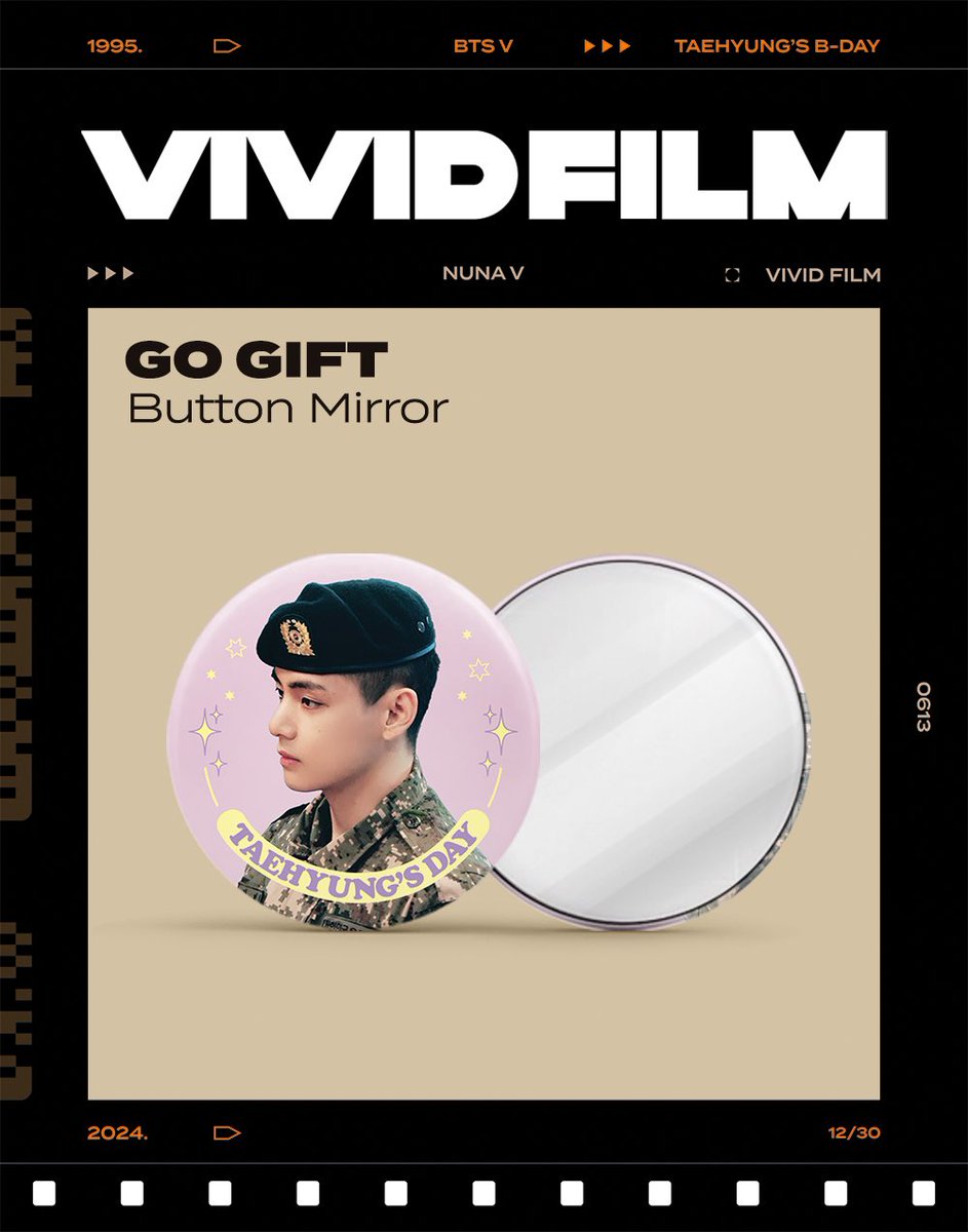 [🇲🇾GO] "VIVID FILM" TAEHYUNG BDAY CAFE EVENT GOODS by <a href="/_nuna_V/">누나비(NUNA V)</a> 

💰price in picture

 **Excluding kr delivery (share amongst buyers) 

✈️ 2nd payment needed for EMS + local postage
🗓️~15/1, 7pm

Order here t.me/bangtanworldss… or DM me

#pasarbts
