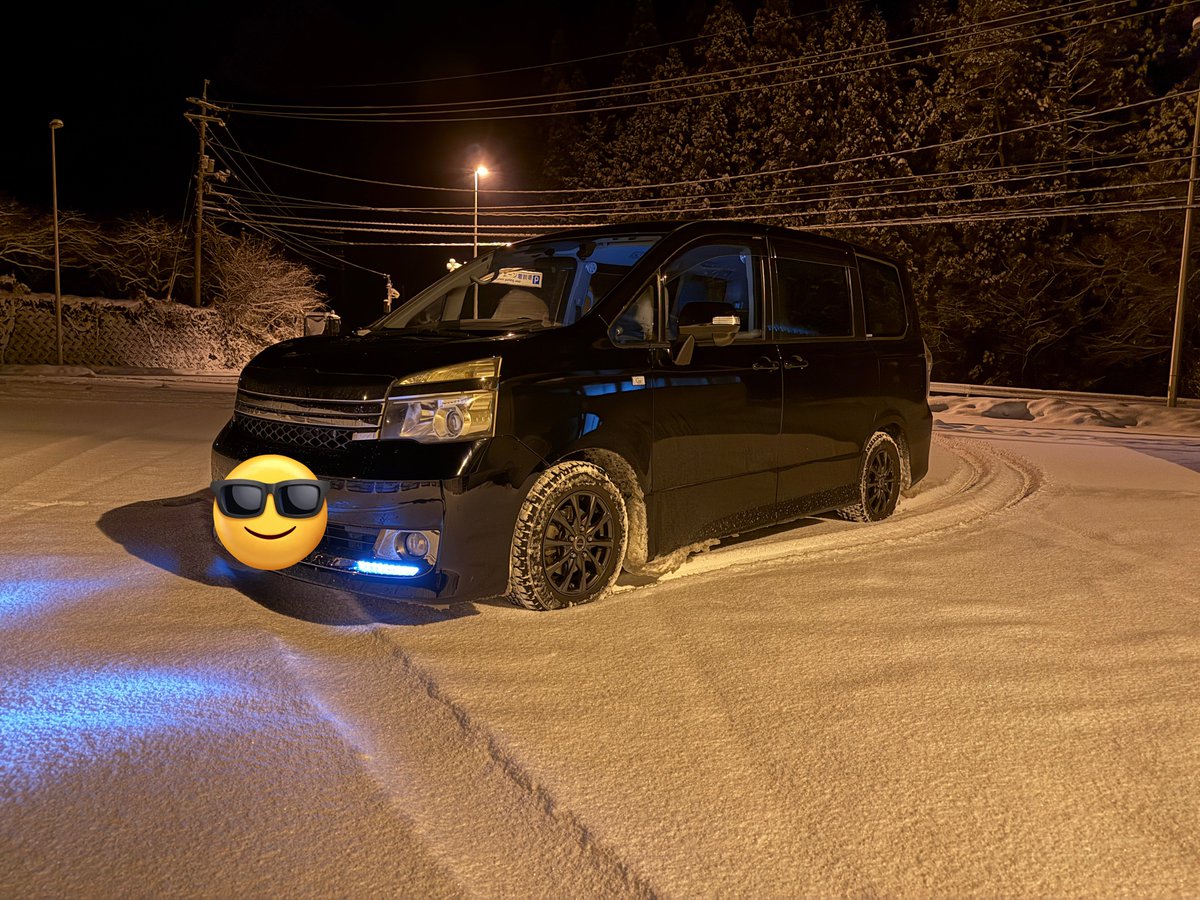 寝れなすぎて雪だるま作りに来た⛄️