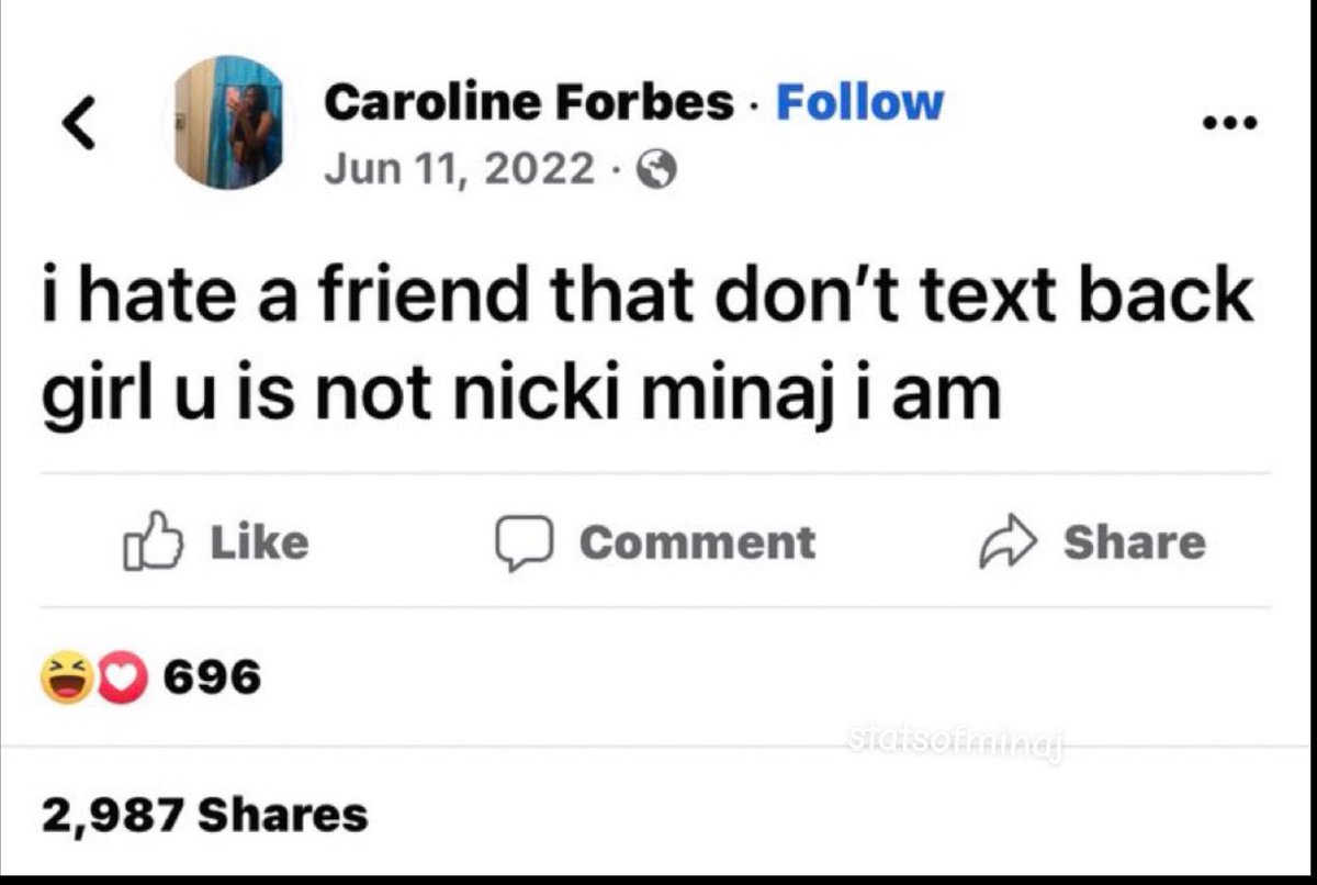 Stats of Minaj (@statsofminaj) on Twitter photo 