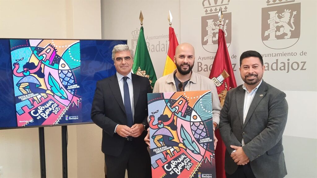 El pacense Luis Amaya Pérez firma el cartel anunciador del Carnaval de Badajoz 2025 2mj.co/rWm