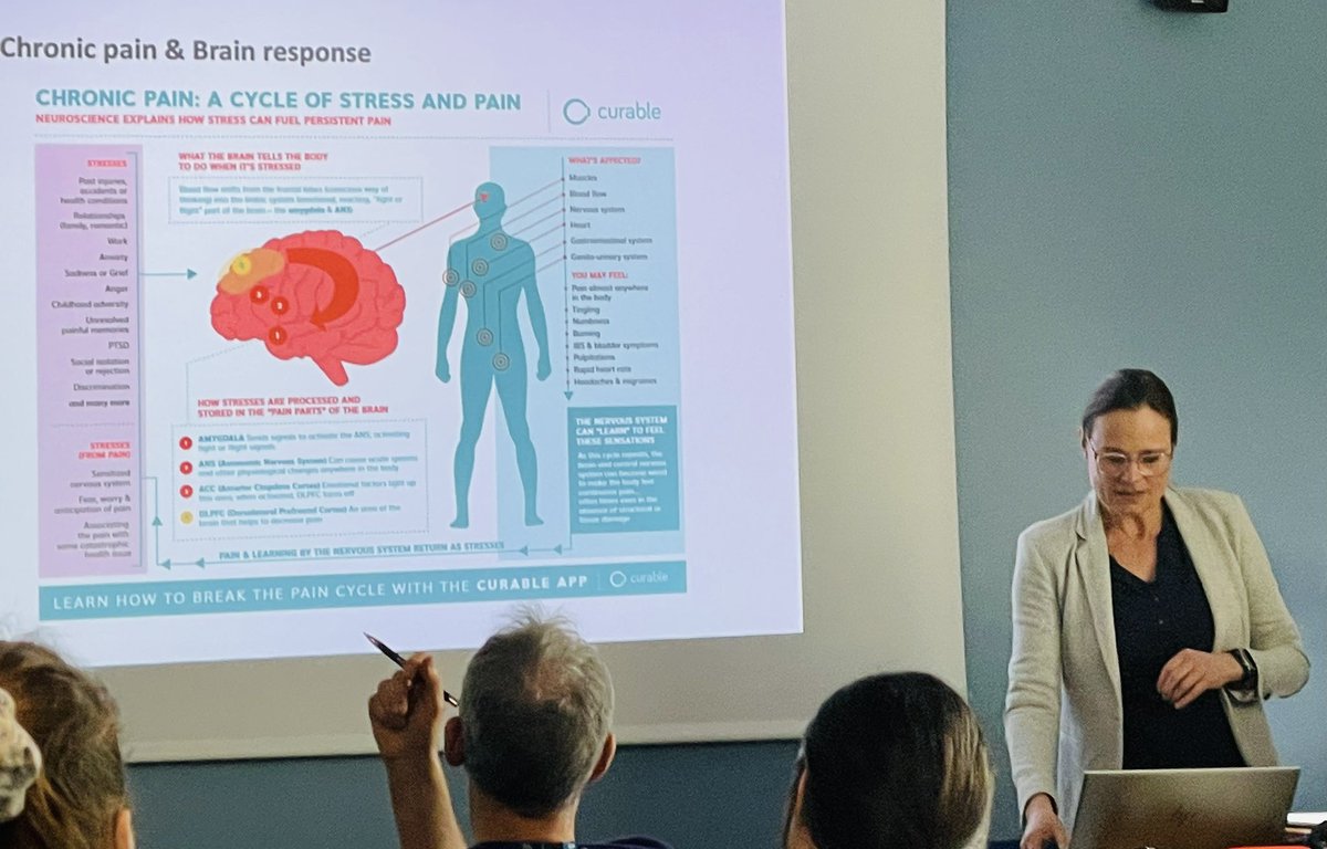 Thank you Virginie Pollet for giving an excellent talk at the RHCYP Grand Round today on ‘Integrative Health &amp; Chronic Pain - A Holistic Approach’