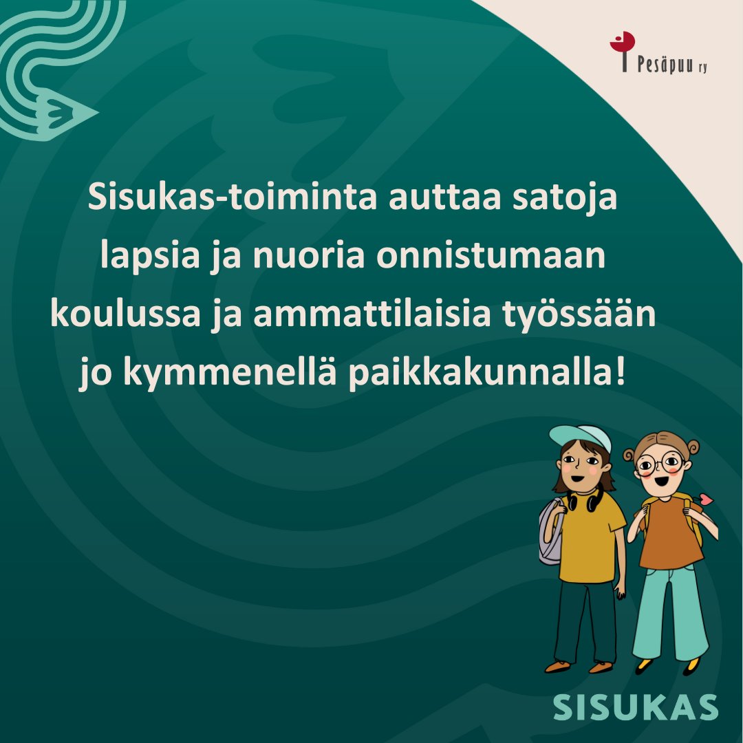 Kohtaatko työssäsi sijoitettuja lapsia tai nuoria? #Sisukas-malli tarjoaa käytännön askelmerkit monitoimijaiseen yhteistyöhön lapsen koulunkäynnin ja osallisuuden tukemiseksi. Tule kevään maksuttomaan verkkokoulutukseen 👉🏽 pesapuu.fi/tapahtumat/sis… #Pesäpuu