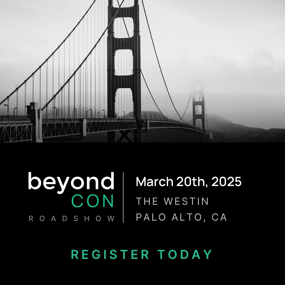 Registration is OPEN for BeyondCon Palo Alto! 🚀
This March, join us on the West Coast to explore the future of Beyond Identity and #cybersecurity. Don’t miss the sessions, insights, and connections waiting for you!

🔗 Register now: insights.beyondidentity.com/beyondcon-west…