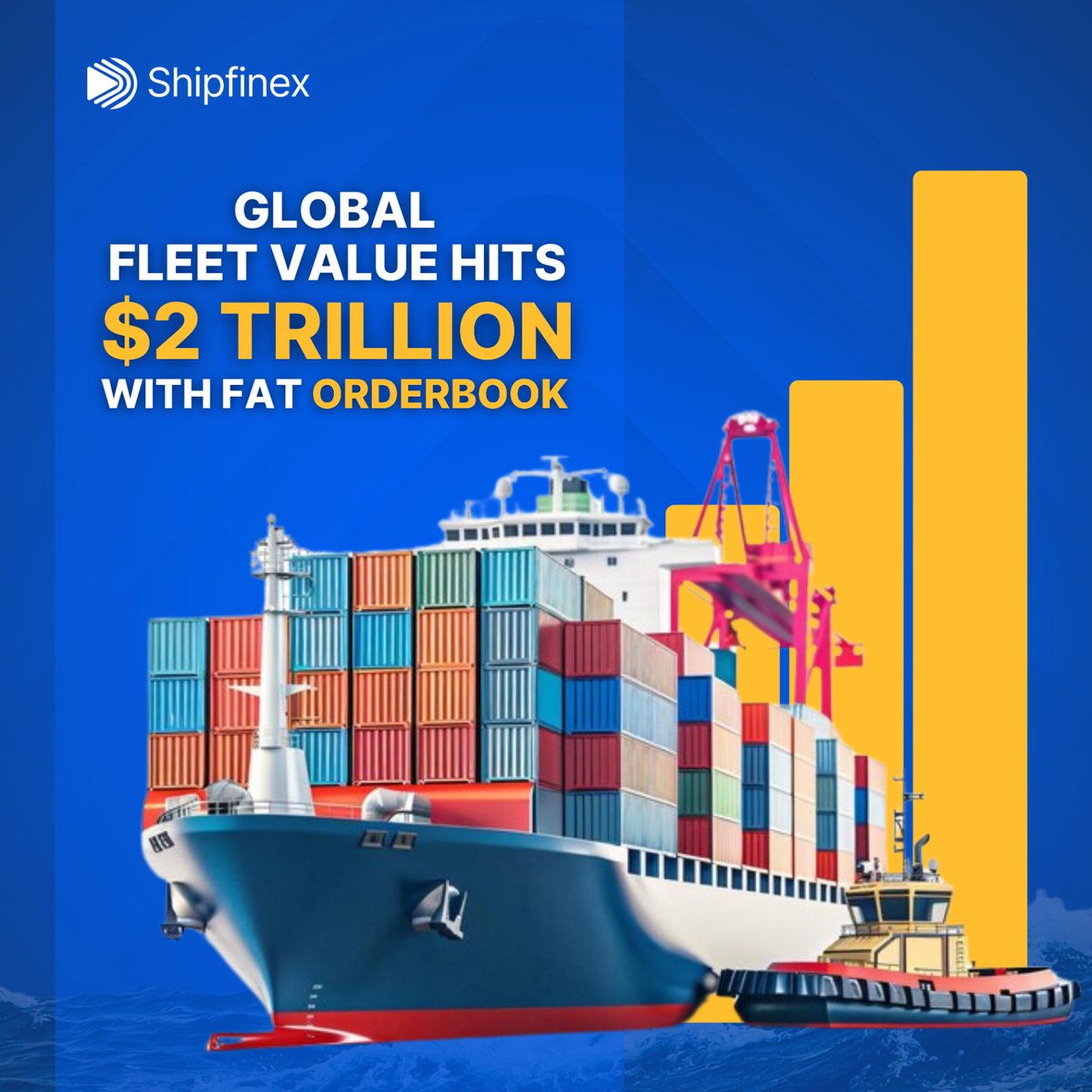 🌟 Global fleet value hits $2 trillion with fat orderbook 🚢
 🧵🧵
⚓️