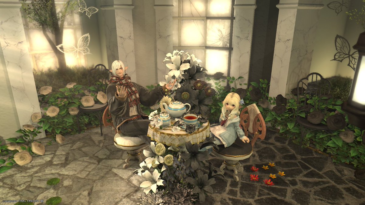 スタジオいてきたー！
めちゃくちゃ綺麗で2人で感動してた！
#ff14 #ff14ss #エレゼン #ララフェル