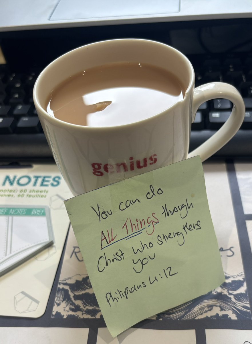 My daughter made me a cup of tea to break my fast, together with a note and some nuts.

What she doesn’t know is that her kind &amp; voluntary gesture was so apt (and an answer to my prayer) as I was struggling mentally with something and asking God for help. 🥹

God is too Good!🙌🏾
