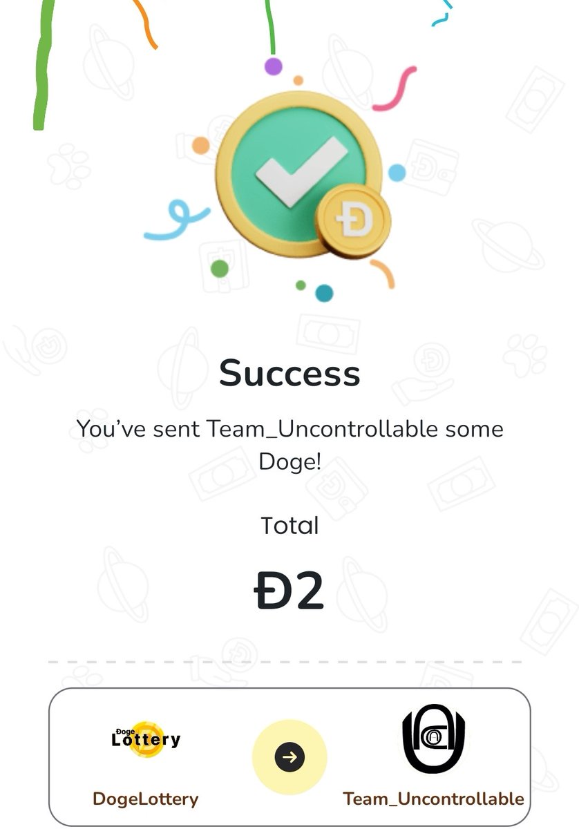 MyDogeLottery's tweet photo. Winner💫 https://t.co/uWztIzEymX