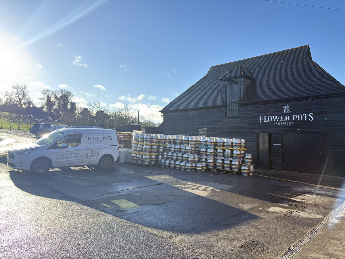 Beautiful blue skies over Cheriton today.