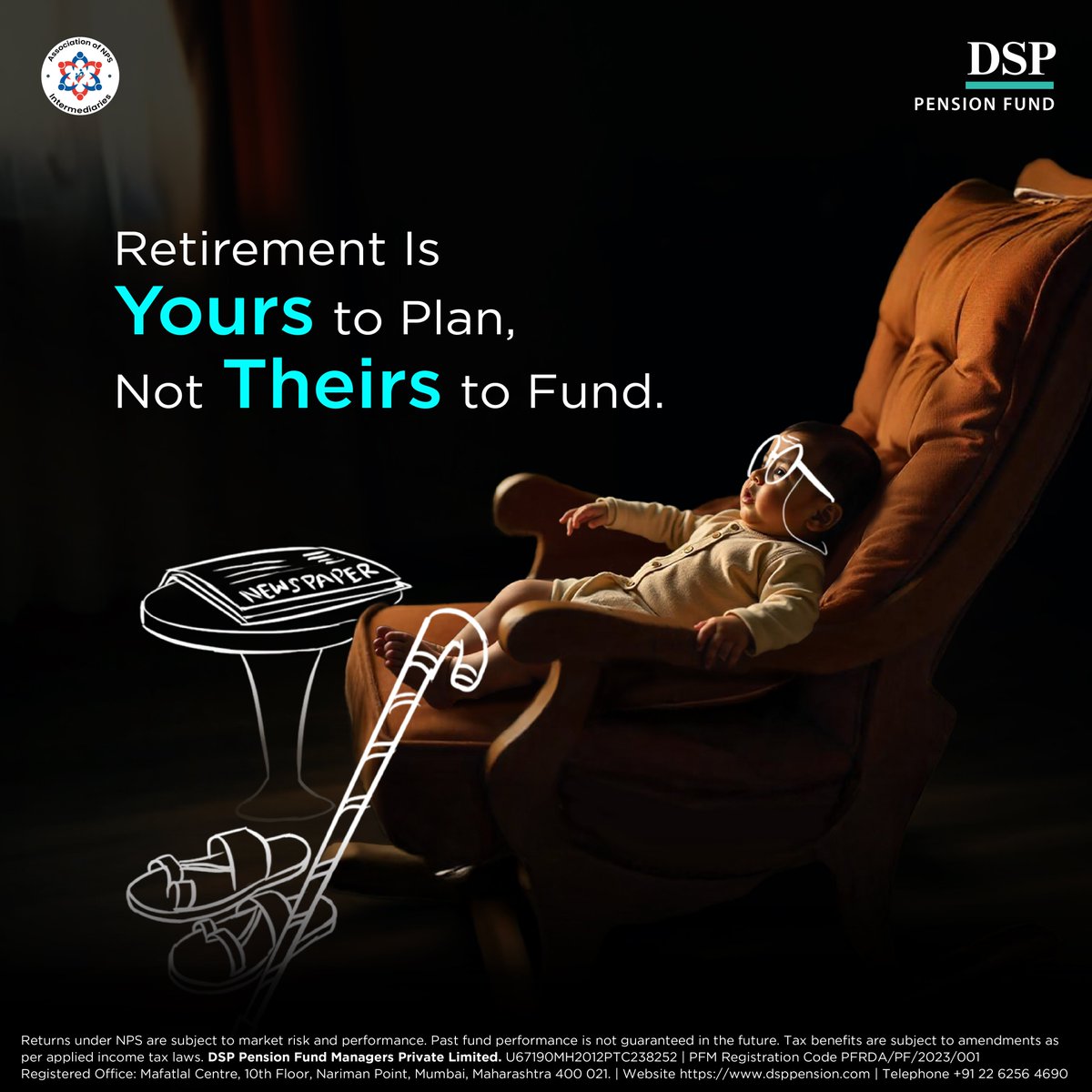 dsppension's tweet photo. Secure your future today so your children can build theirs tomorrow. Plan your retirement, live with dignity, and be their strength, not their burden.
Click here to register: https://t.co/N5A2kaLehw
#DSPPensionFund #Retirement #Benefits #financialstability #SecuredLife #NPS https://t.co/5fifMnikhq