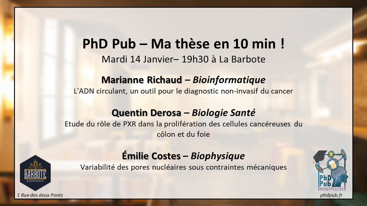 PhD Pub Montpellier tweet media