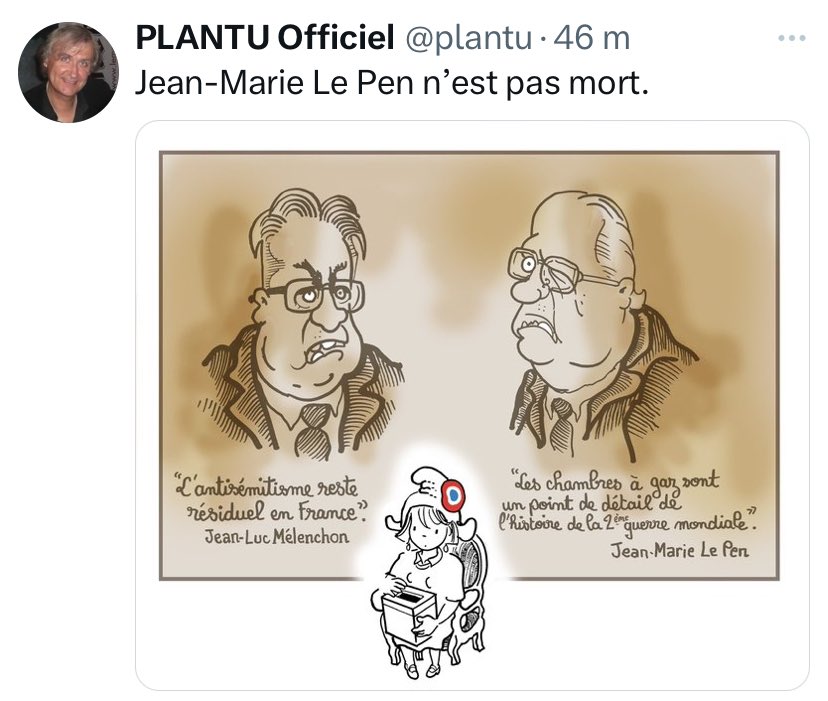 Cette pourriture de Plantu est toujours où on l’attend…