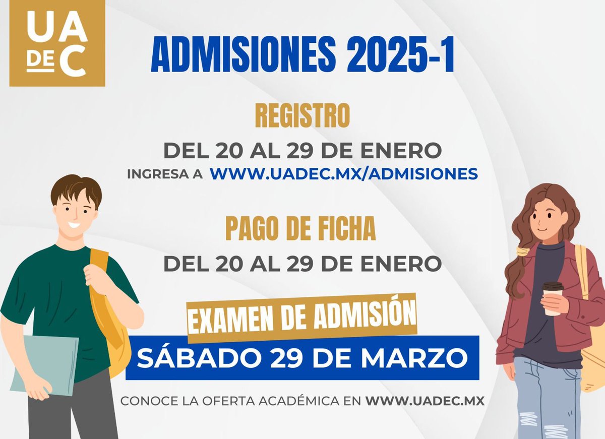 UAdeCDefensoria's tweet photo. ¡Forma parte de la UAdeC! 🐺
#UAdeC #DefensoríaUAdeC #ZonaDDHH #DerechosParaTodasLasPersonas https://t.co/xuSGsNVS7e