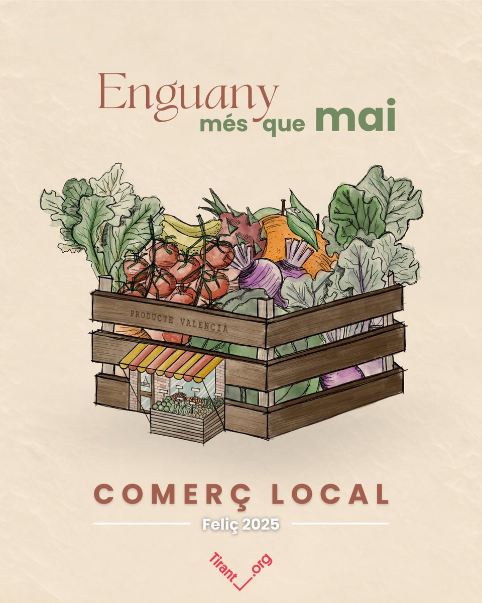 Tornem a l’activitat en este 2025 i ho fem recordant-vos que enguany, més que mai, és essencial que donem suport al nostre comerç local i consumim producte valencià 🛍️🥬🍊♥️

#ComerçLocal #ProducteValencià