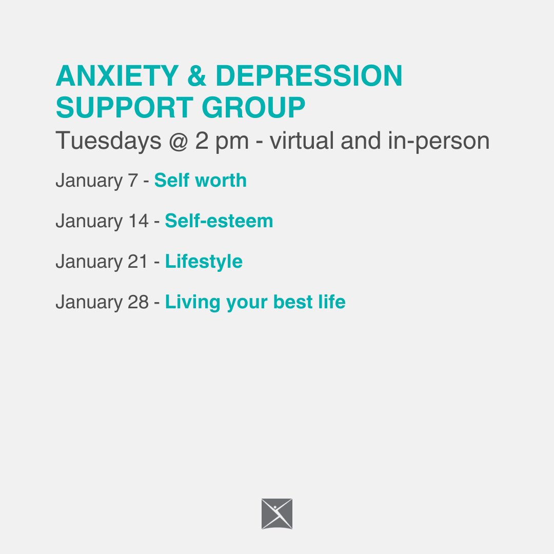 Every Tuesday at 2 pm, the Peer Support program hosts a virtual and in-person Anxiety and Depression Group. 

For more information
📷 peersupport@nbd.cmha.ca

To register for virtual option: forms.office.com/r/ffehzf8GjD