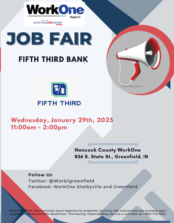 work1shelby's tweet image. #WorkOne #Greenfield #Shelbyville  #jobfairR5