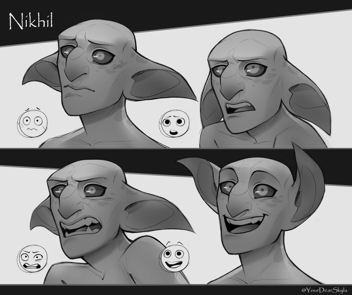 Tnak's friend. He constantly falls in battles, poor thing... She always has to save his ass, because he is an unusual goblin and doesn't have any bonus escapes that typical for his species.
#DnD #dndart #DnDcharacter