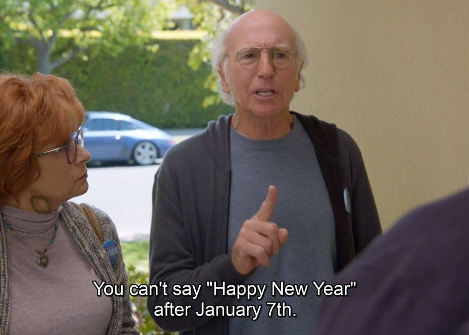 Dudas existenciales y la pregunta de hasta cuándo se puede decir "Feliz Año Nuevo"...