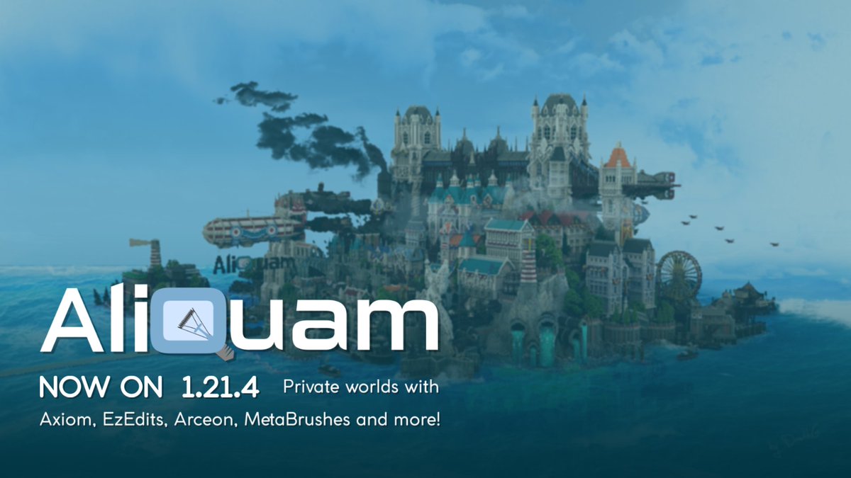 AliquamCreative's tweet image. Aliquam is a peaceful, creative place for you to unleash your imagination! With free worlds, @AxiomTool @ezEditsMC MetaBrushes by @JayemCeekay and Arceon by @Arcaniax Join us at “aliquam.org”! (Java 1.21.4) #Minecraft #Minecraftbuilds #minecraft建築コミュ