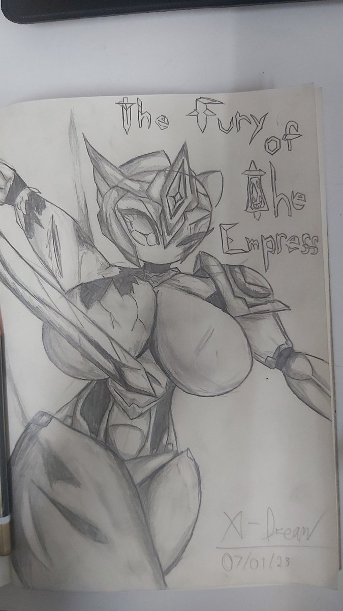 The fury of the empress!!!👑
Hi ! I'm come back! . I'm planning to draw her in digital art soon. Stay tuned!"#traditionalart
#art