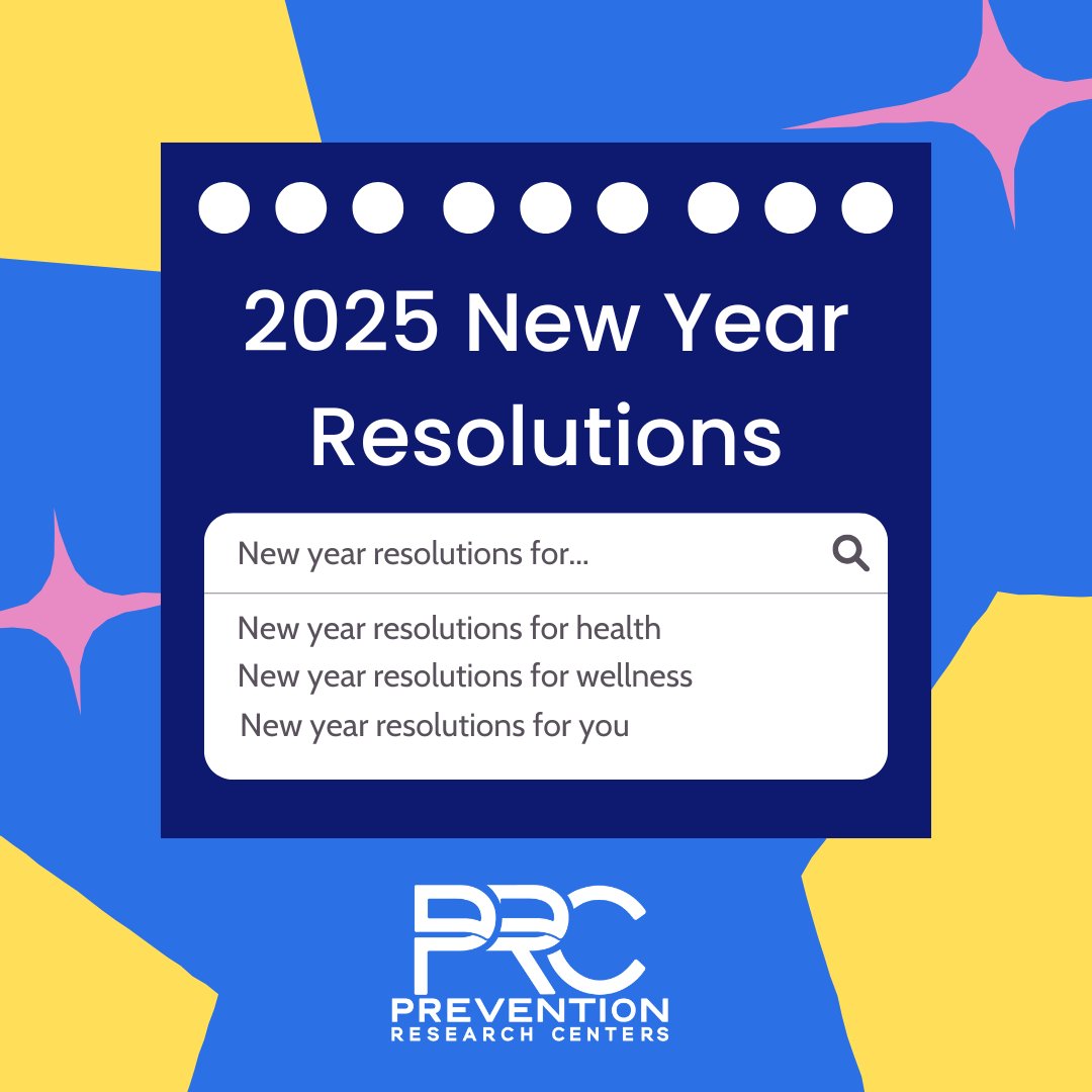 Did you know about 40% of New Year’s resolutions focus on health? As we enter the new year, let’s set goals for a healthier future. PRCs work to prevent chronic diseases and enhance public health. 
Learn more about the PRCs work here: cdc.gov/prevention-res… 
#PRCnetwork