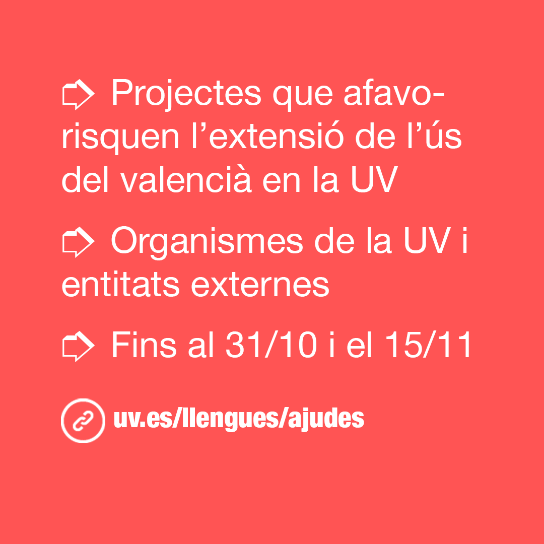 Servei de Llengües i Política Lingüística UV tweet media