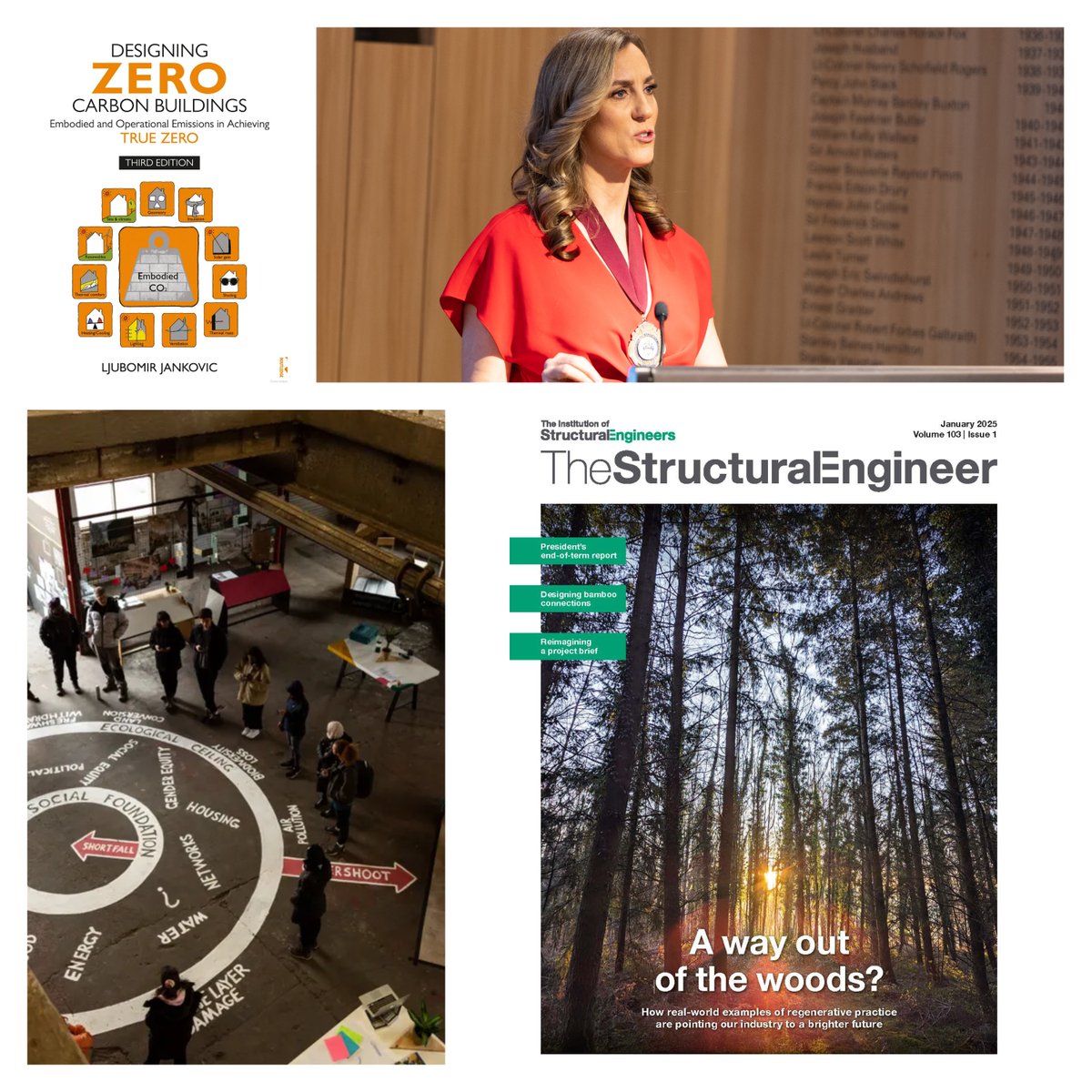 IStructE's tweet photo. The January 2025 issue of #TheStructuralEngineer is now live! 

Read insights from outgoing President Tanya de Hoog on her term, a research team on the design of connections in natural bamboo, the co-chairs of UK Structural Engineers Declare and more.

https://t.co/kAUqQSmE8t https://t.co/BGFj2F6skB