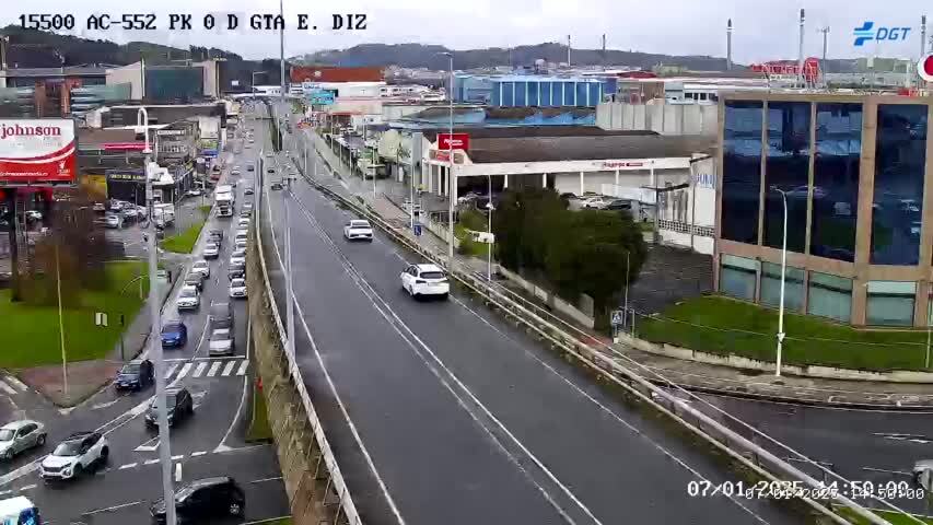 📸 Foto de ahora mismo de la webcam de la DGT 📍 AG-55 PK 0.0