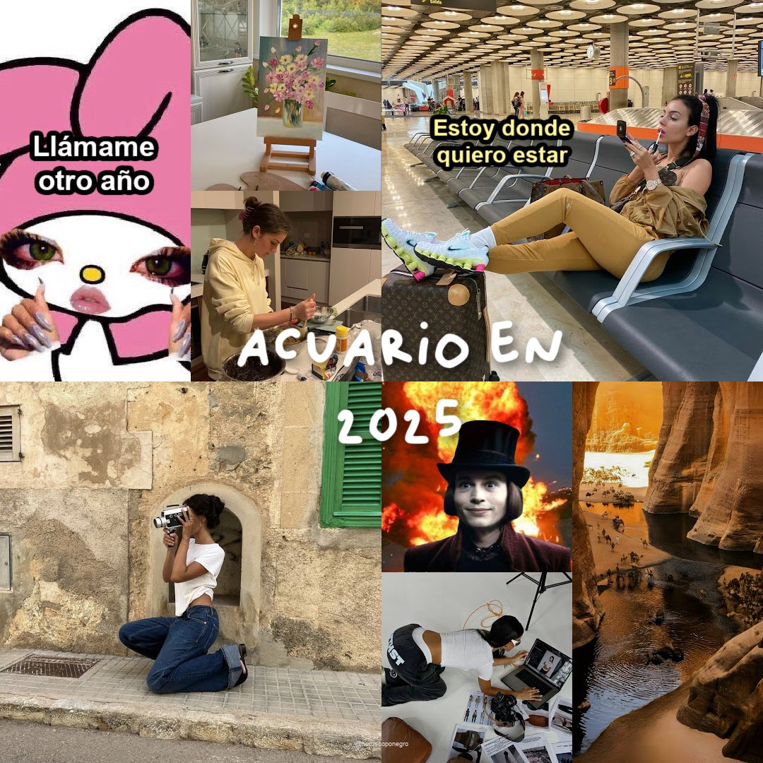 Así luce el año de Acuario ♒️ en imágenes, manifiesta esto y más porque tienes el talento y la energía para vivir lo que quieras 🍉💝🦖
