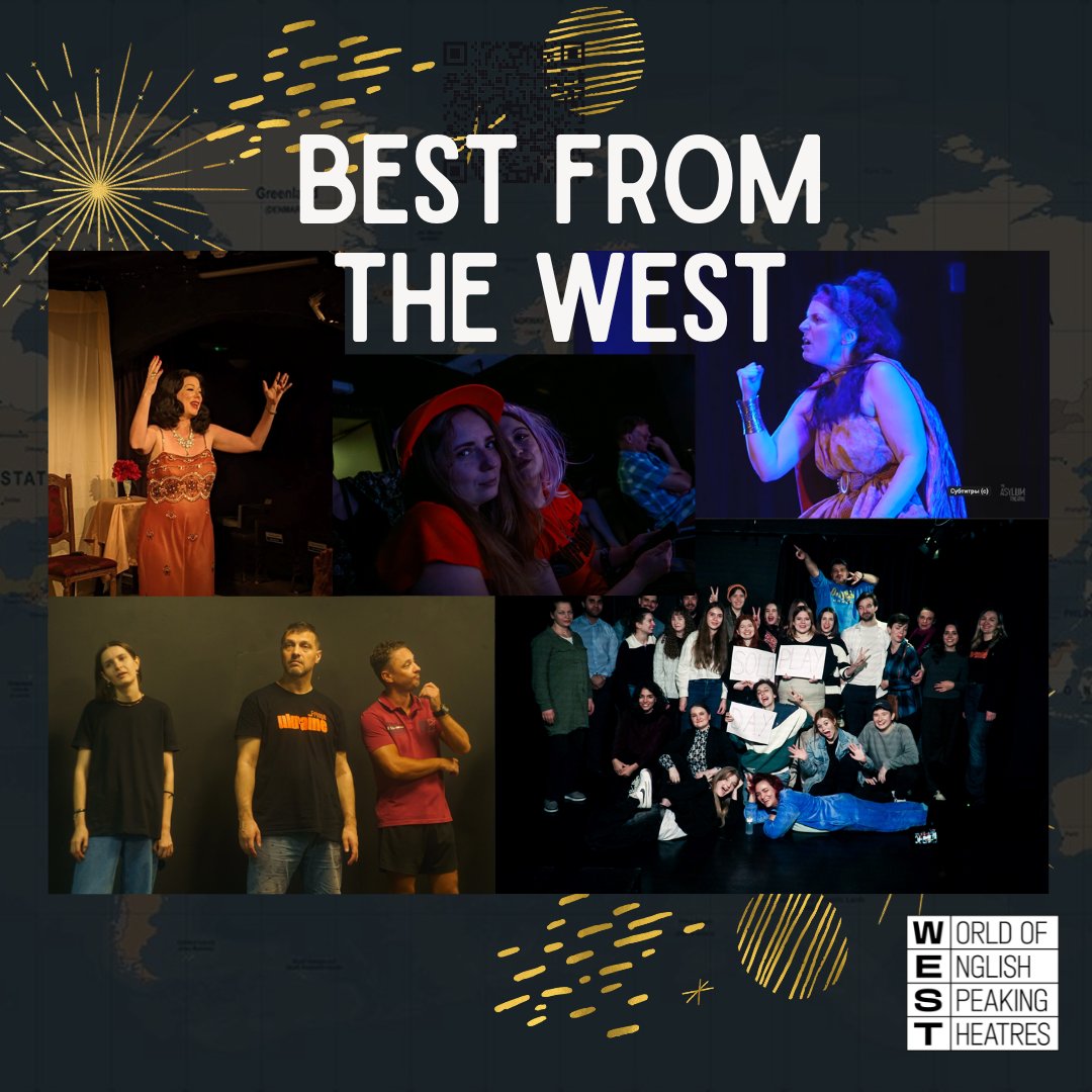 WEST: World of English Speaking Theatres (@west_theatres_a) on Twitter photo Happy New Year with WEST!
Congrats to the winners of BEST from the WEST Awards: <a href="/TheAsylumVegas/">The Asylum Theatre</a> @Gigi_Guizado <a href="/eatmoreart/">Sarah O'Connell eat.more.art</a> <a href="/BaronsCourt_W14/">Barons Court Theatre</a> <a href="/UkraineFringe/">Ukraine Fringe</a>
More to come in 2025!
#westtheatreassociation Happy New Year with WEST!
Congrats to the winners of BEST from the WEST Awards: <a href="/TheAsylumVegas/">The Asylum Theatre</a> @Gigi_Guizado <a href="/eatmoreart/">Sarah O'Connell eat.more.art</a> <a href="/BaronsCourt_W14/">Barons Court Theatre</a> <a href="/UkraineFringe/">Ukraine Fringe</a>
More to come in 2025!
#westtheatreassociation