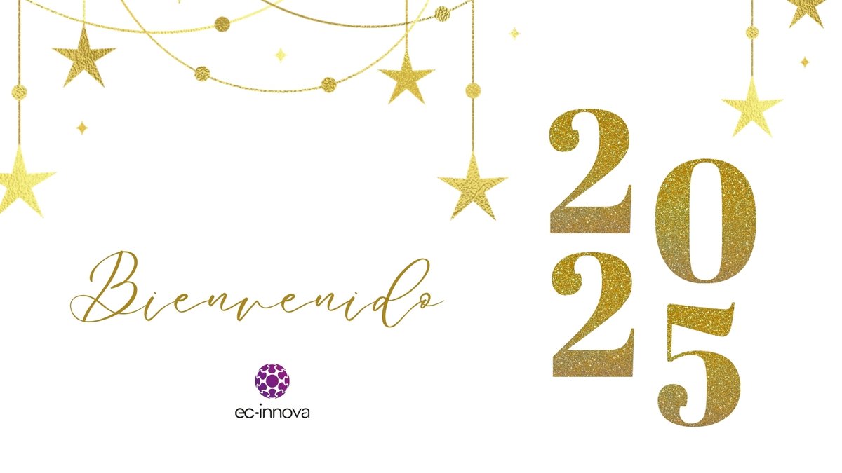 🎉🌟 ¡¡BIENVENIDO 2025!! 🎉🌟

Dicen que más vale tarde que nunca... asique, tarde (o no) queremos dar la bienvenida al 2025, porque estamos seguros que será un gran año.

#EcInnova #innovación #innovation
#Bienvenido2025 #Welcome2025