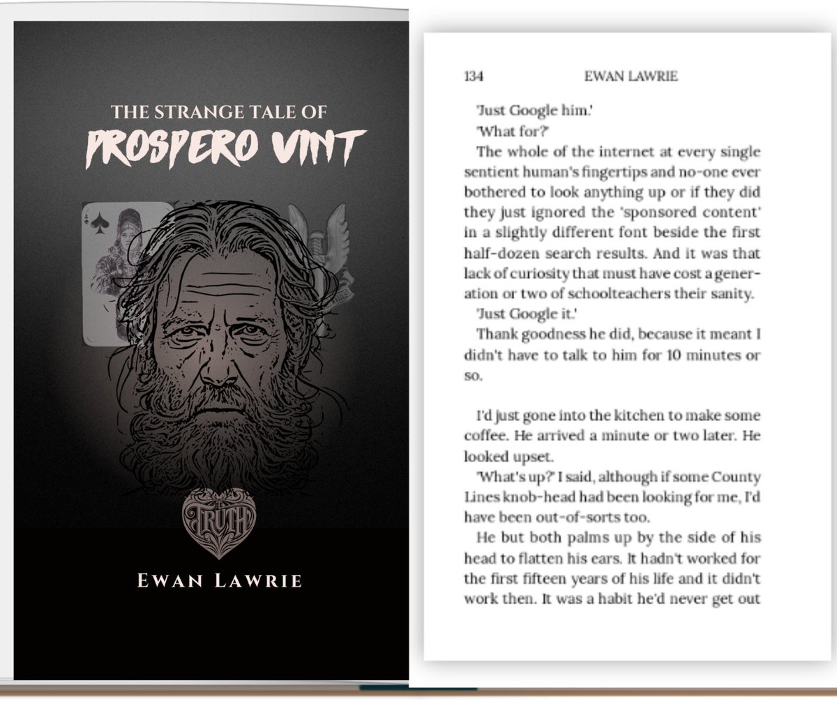 250 words written of the Work in Progress that is Prospero Vint (Hoorah). They aren't these ones, these come much earlier in the book, page 134 to be exact.
Anyway, whilst you're waiting
UK amzn.to/4c2r3DY
US amzn.to/43cF0eM
#BooksFromTheBottomOfThePile