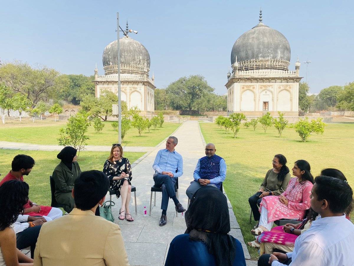 U.S. Ambassador to India (@usambindia) on Twitter photo Always inspiring to meet talented youth leaders and <a href="/exchangealumni/">ExchangeAlumni</a> and discuss shared passions, dreams, and goals. It was especially wonderful to connect in Hyderabad’s beautiful, historic Qutb Shahi tombs, a site supported by the Ambassadors Fund for Cultural Preservation Always inspiring to meet talented youth leaders and <a href="/exchangealumni/">ExchangeAlumni</a> and discuss shared passions, dreams, and goals. It was especially wonderful to connect in Hyderabad’s beautiful, historic Qutb Shahi tombs, a site supported by the Ambassadors Fund for Cultural Preservation
