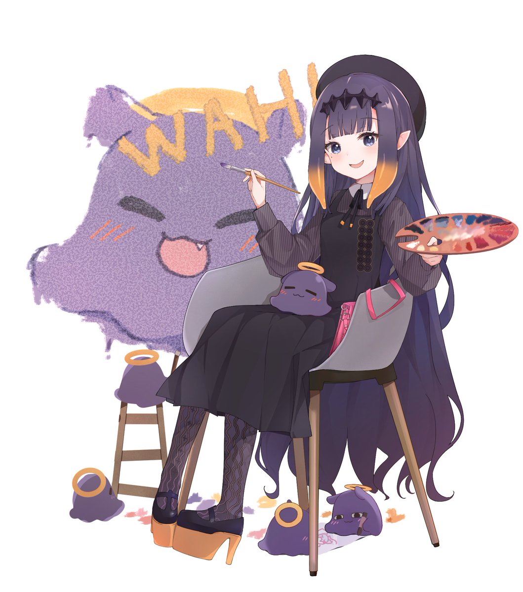 NaHae_S's tweet photo. 💜🐙🐙 #inART #いなート https://t.co/HY4tBwlmUp