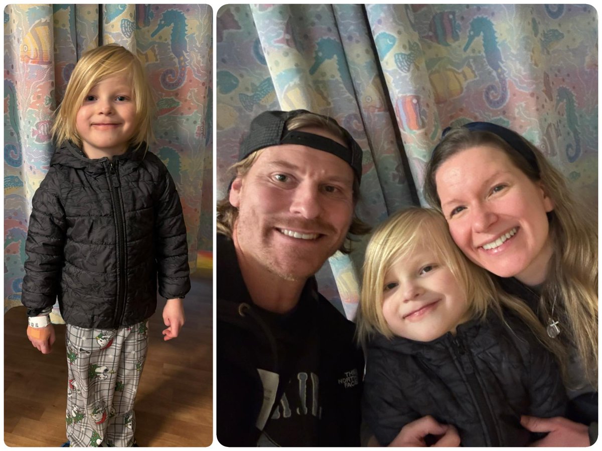 Our brave Liam is home! It’s been quite the whirlwind over the past few days. Liam’s returning to his old self. His fever is gone, he’s smiling and laughing! A heartfelt thank you to everyone for all the encouragement, prayers and support - we appreciate you all ❤️ #grateful