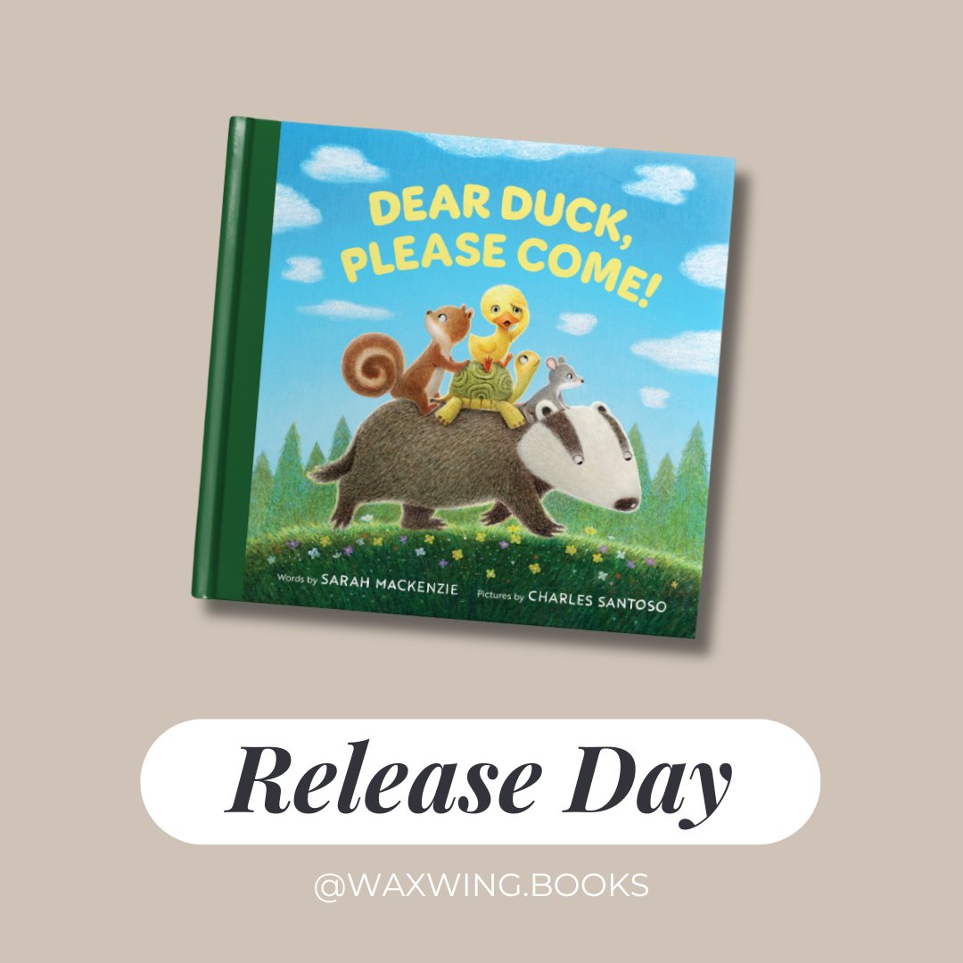 Dear Duck, Please Come!, a new beautifully illustrated book from Sarah Mackenzie, is a lighthearted romp through Piney Glen with a band of friends who learn that friendship isn’t about fixing each other’s problems but about being there for each other.

amazon.com/Dear-Duck-Plea…