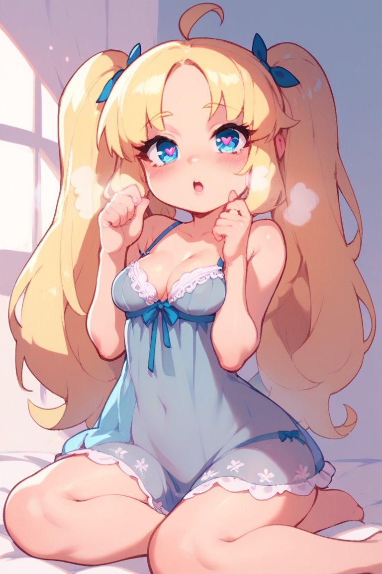 So I like buts and pieces of each so...

Penny Maron Yvania is out 'Peaceful Mode Yandere.

Now she woke up eager and horny how does Y/M take care of her?