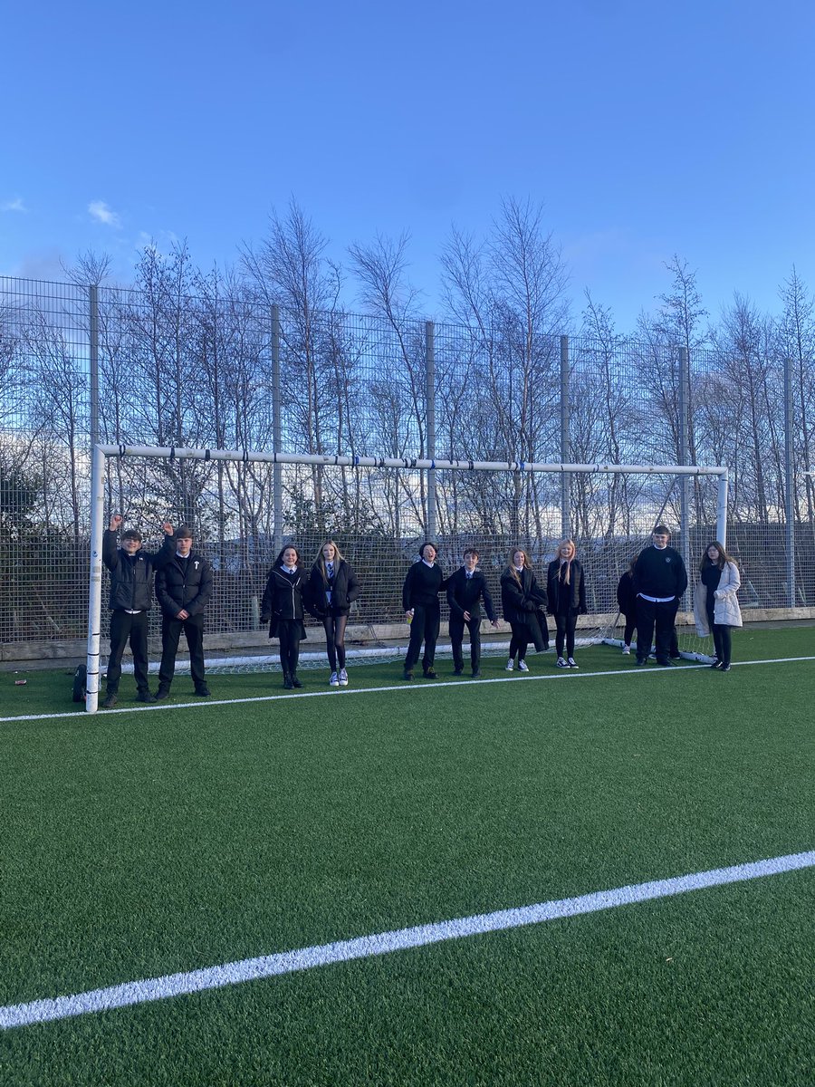 Our BSL pupils had a lovely time on their signing walk this morning; practising their finger spelling and learning new sports up at the pitch. 

Great effort! 

<a href="/SCHSModLangs/">SCHS ModernLanguages</a>  <a href="/_stcolumba/">St.Columba's HS, Gourock</a>  #bsl