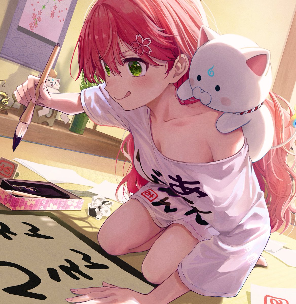 ⋆⸜ 新年挨拶🎍リプ変たいむ❕⸝⋆ #みこちりぷこい で投稿した