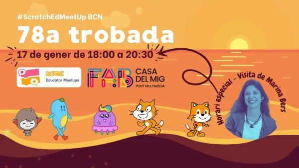 ScratchEd Meetup BCN (@scratchcatala) on Twitter photo Coomencem les trobades del 2025!!!
La 78 #ScratchEdMeetUp #BCN tindrà lloc en DIVENDRES 17 a la tarda. El motiu? Tindrem amb nosaltres la <a href="/marinabers/">Marina Umaschi Bers</a>, professora del <a href="/BostonCollege/">Boston College</a> i cocreadora d' <a href="/ScratchJr/">ScratchJr</a>
Us esperem!!!
meetup.com/scratched-barc… Coomencem les trobades del 2025!!!
La 78 #ScratchEdMeetUp #BCN tindrà lloc en DIVENDRES 17 a la tarda. El motiu? Tindrem amb nosaltres la <a href="/marinabers/">Marina Umaschi Bers</a>, professora del <a href="/BostonCollege/">Boston College</a> i cocreadora d' <a href="/ScratchJr/">ScratchJr</a>
Us esperem!!!
meetup.com/scratched-barc…