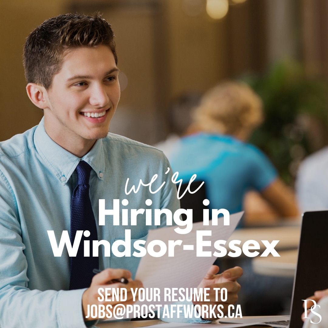 ProstaffES's tweet photo. If finding a new job is your resolution for 2025, start by sending your resume to jobs@prostaffworks.ca!

You may review our current job postings online, to find the perfect fit for you - visit https://t.co/Q9yDRwAdGj!

#prostaffworks #jobboard #windsor #windsoressex #windsorjobs https://t.co/L7EOochdMU