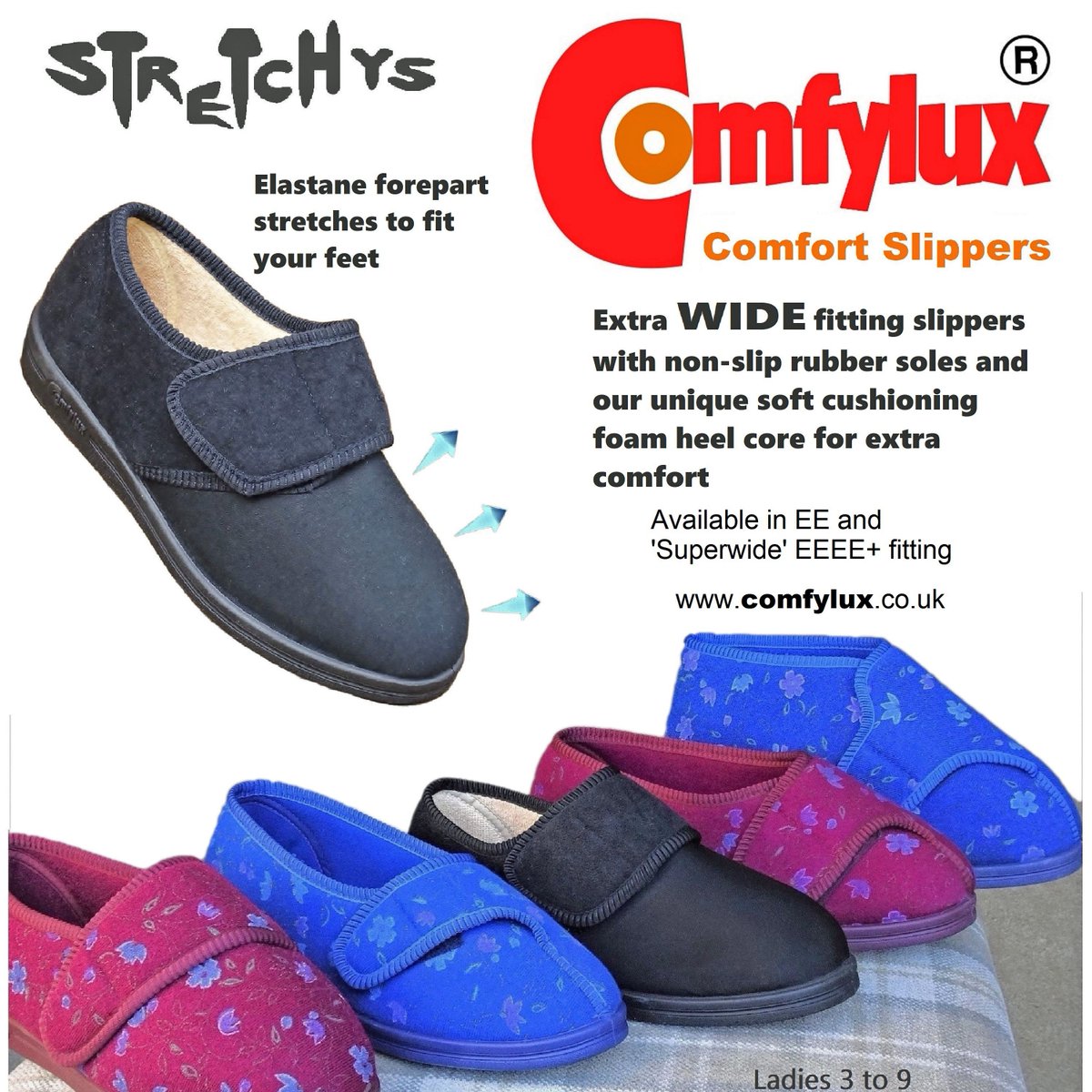 _Comfylux_'s tweet image. Comfylux  Comfort Slippers #brand #footcare #slippers #Shoes #diabetes #diabetic #orthopedic #podiatry #swollenfeet #footwear #widefeet #widefit #comfortshoes #comfort #shoes #ladiesslippers #menswear #mensslippers