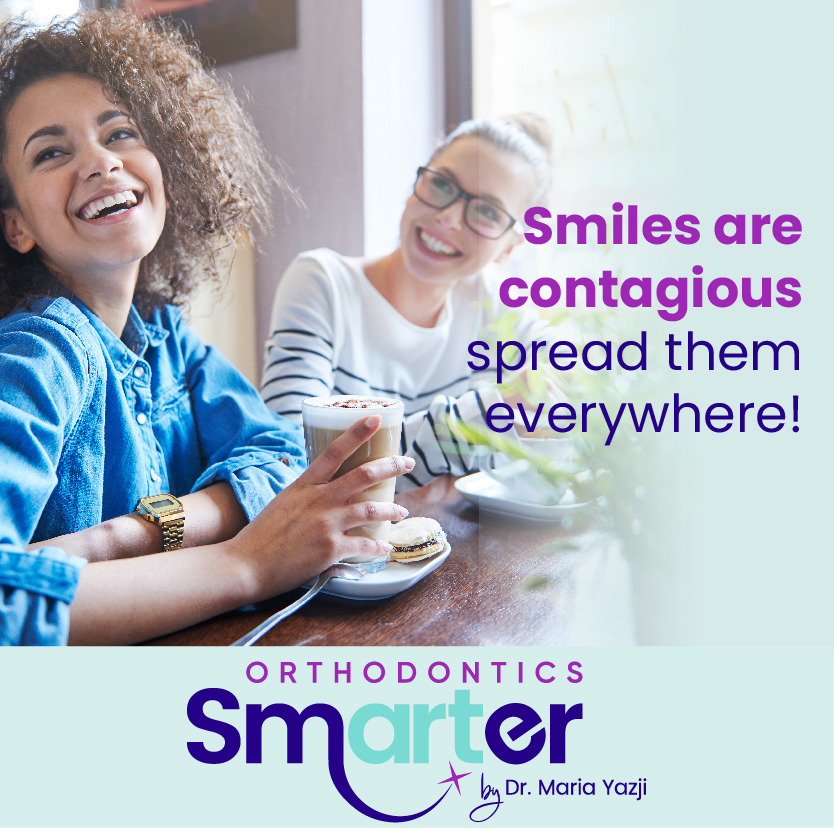 DrYazjiOrtho's tweet image. Smiles are contagious—spread them everywhere! 😊✨" Start your day with positivity and share a smile. 💖

#ContagiousSmiles #SharePositivity #SmileEveryDay #SmileAndShine #HappinessStartsHere #orthodontics #orthodontictreatment #SmarterOrthodontics #DrMariaYazji #smiles