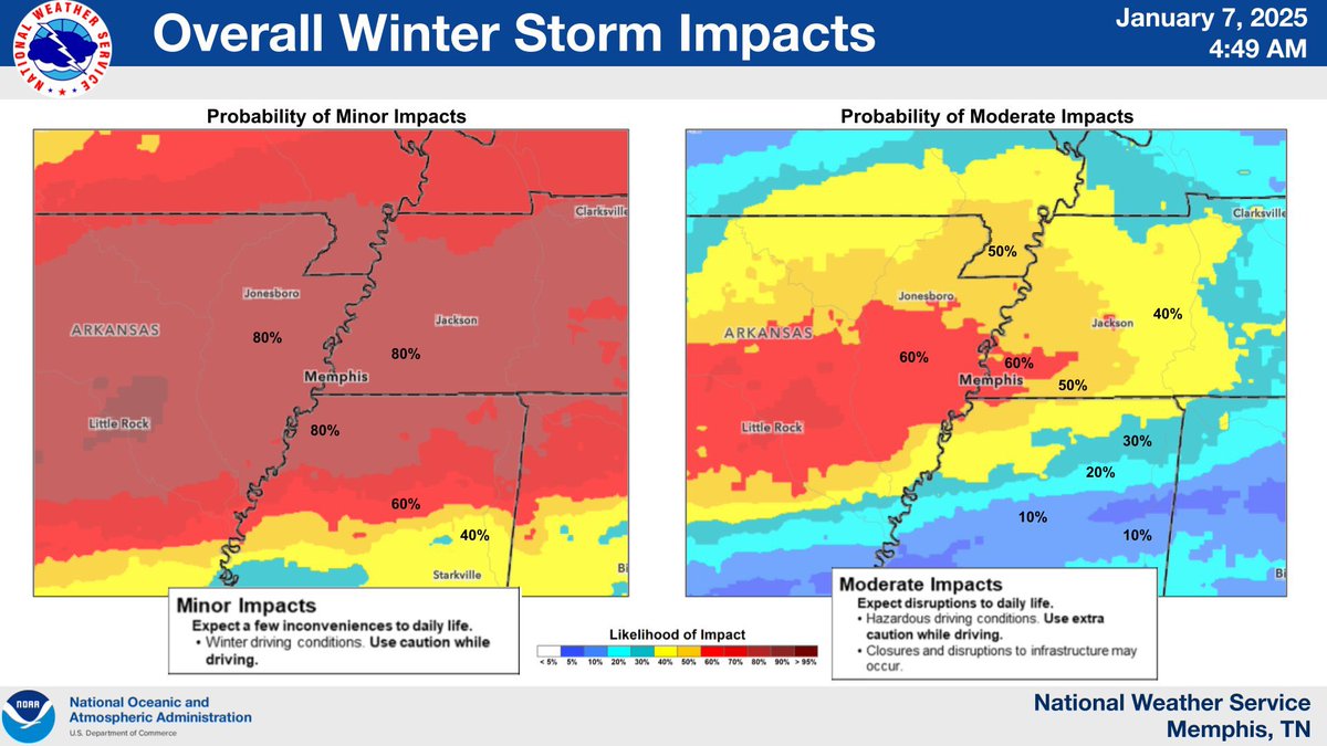 ⚠️ Confidence is increasing for a significant amount of snow on Friday. At this point, it’s still too early for the National Weather Service to issue any watches or warnings, but we are confident that there will be impacts to travel on Friday.❄️