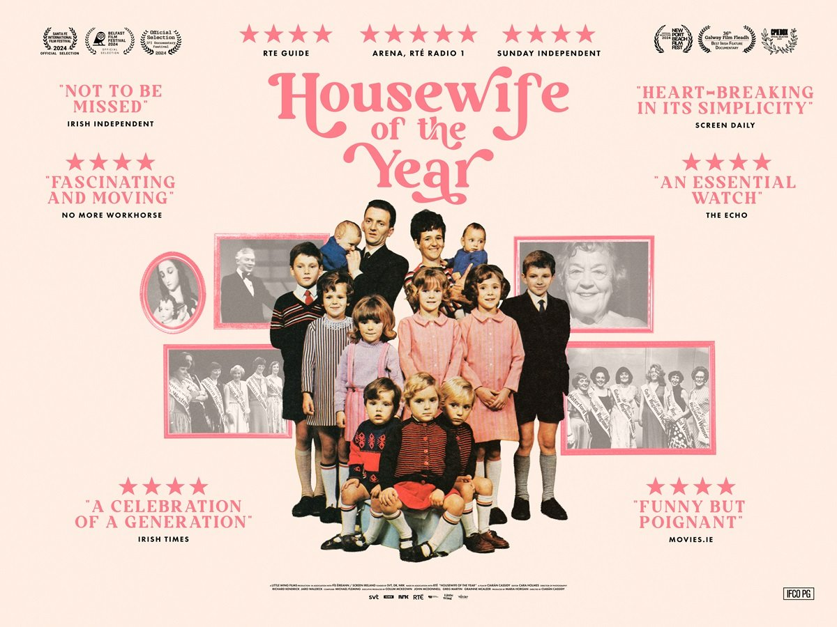 WildCardDistrib's tweet image. 🎬 Coming up this week - a few screenings of the "not to be missed" @housewifedoc in Donegal, Tipperary and Cavan. 

Here's where the screenings are:
📍 Wed, Jan 8th - @Tipperaryexcel 
📍 Wed, Jan 8th - @abbeyartscentre 
📍 Thurs, Jan 9th - @ODEONcinemasIRE Cavan (w Q&amp;amp;A)…