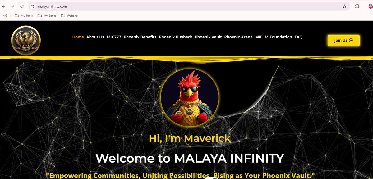 📢Our Malaya Infinity Website is NOW LIVE!
I am inviting you to explore it to know everything about  Malaya Infinity Coin 777.
malayainfinity.com/mic777/
#XRParmy #XRPLcommunity #MIC777