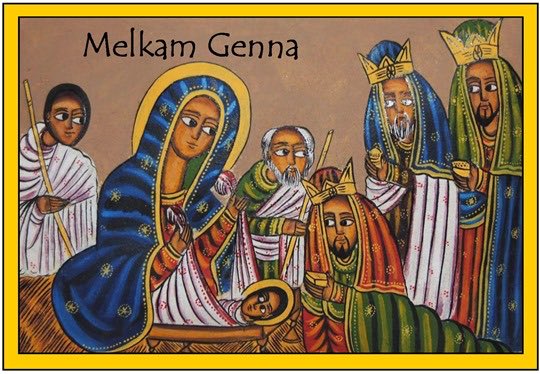 Melkam Genna to all friends and collegues in #Ethiopia, and all those celebrating Orthodox Christmas! #MelkamGenna