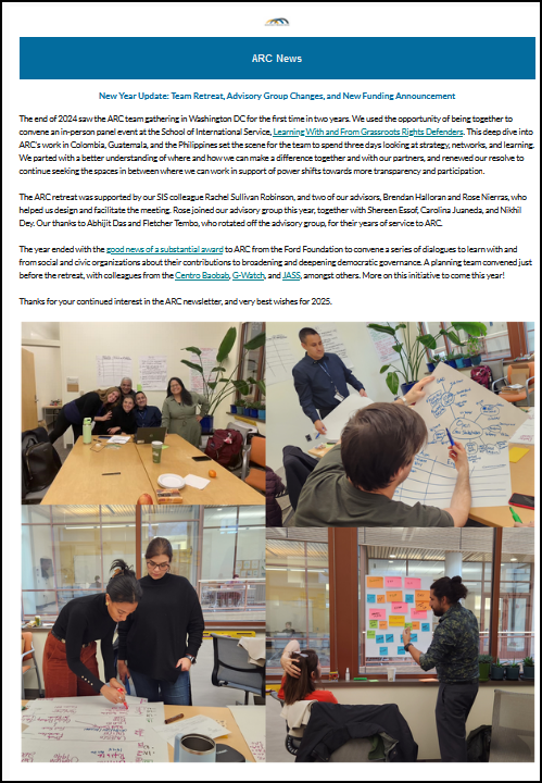 AcctResearchCtr's tweet photo. New year newsletter from ARC - funding announcement, the final publications of 2025 on education and health accountability, and team and partner updates https://t.co/TXPFZ3RQDJ https://t.co/WzL7wh5rlB