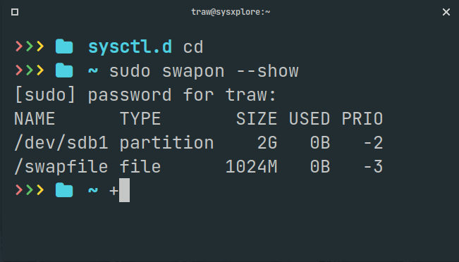 Linux Crash Course - Managing Swap Space

Imagine your system has only 2GB of RAM, but an application requires 3GB. Without swap space, this process would fail or crash because there isn’t enough memory available. With swap, however, the OS can shift inactive data into this